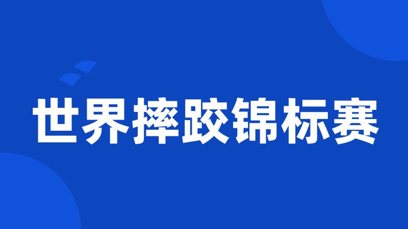 世界摔跤锦标赛