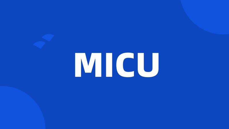MICU