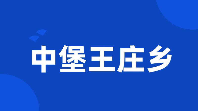 中堡王庄乡