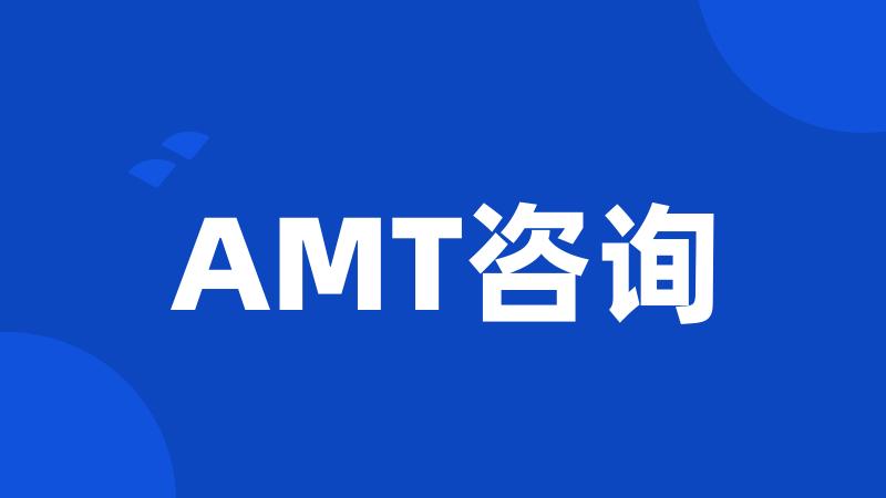 AMT咨询