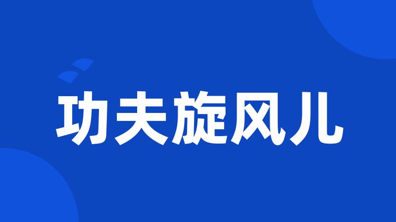 功夫旋风儿