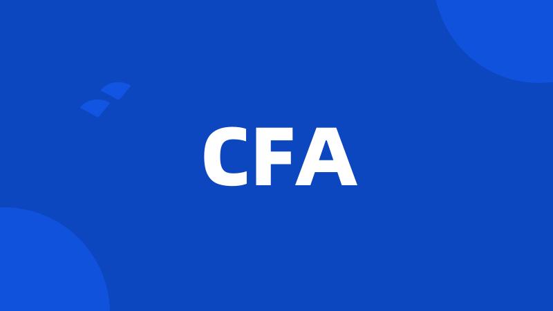 CFA