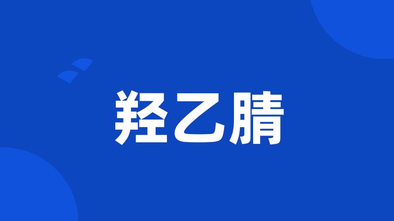 羟乙腈