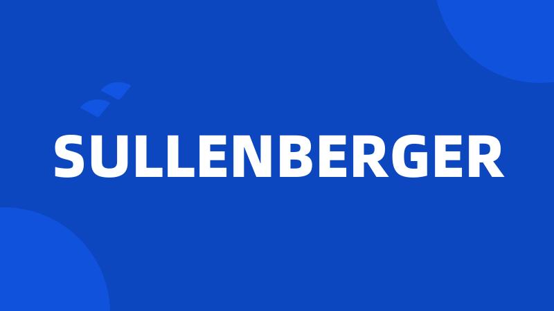 SULLENBERGER