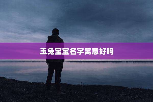 玉兔宝宝名字寓意好吗