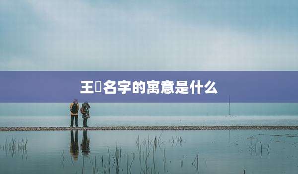 王旸名字的寓意是什么