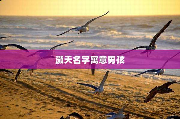灏天名字寓意男孩