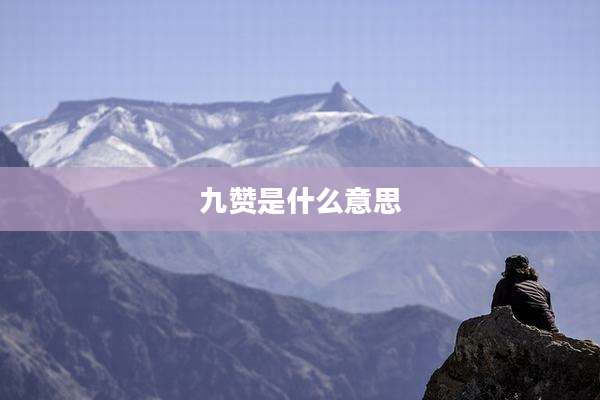 九赞是什么意思