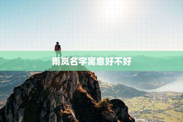 雨岚名字寓意好不好