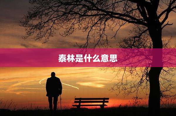 泰林是什么意思
