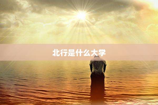 北行是什么大学