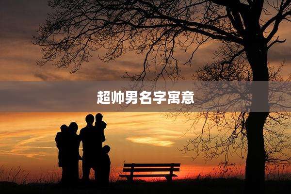 超帅男名字寓意