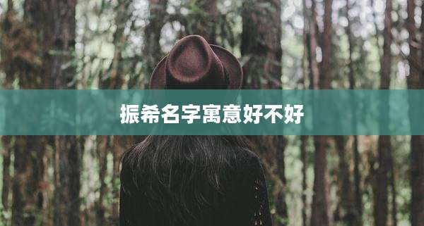 振希名字寓意好不好