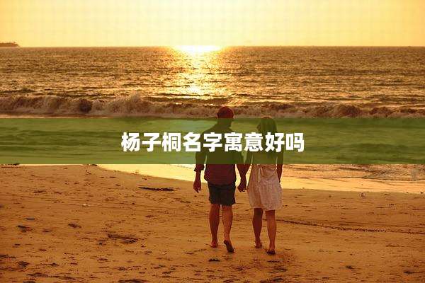 杨子桐名字寓意好吗