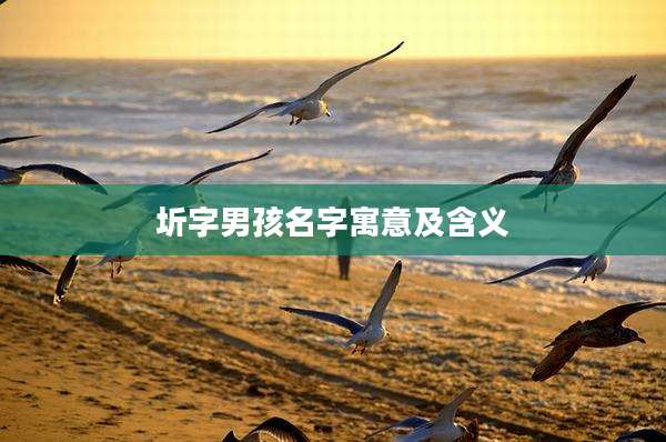 圻字男孩名字寓意及含义