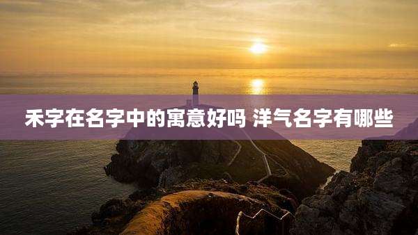 禾字在名字中的寓意好吗 洋气名字有哪些