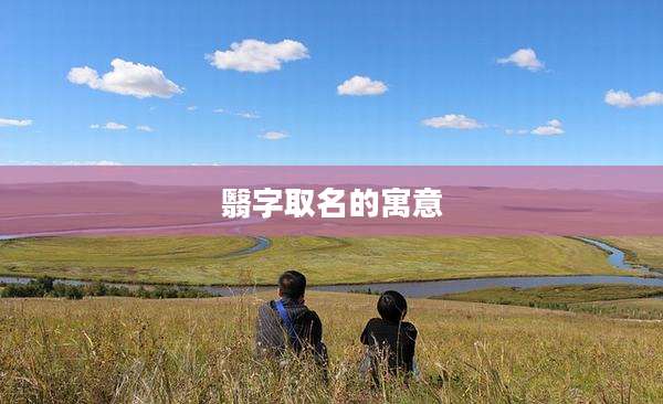 翳字取名的寓意