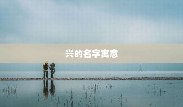 兴的名字寓意