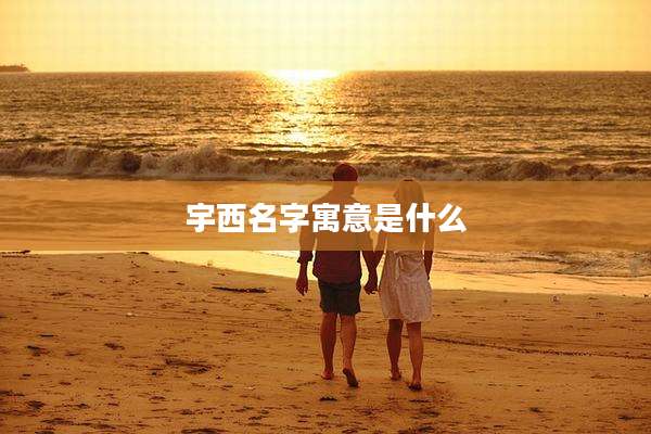 宇西名字寓意是什么