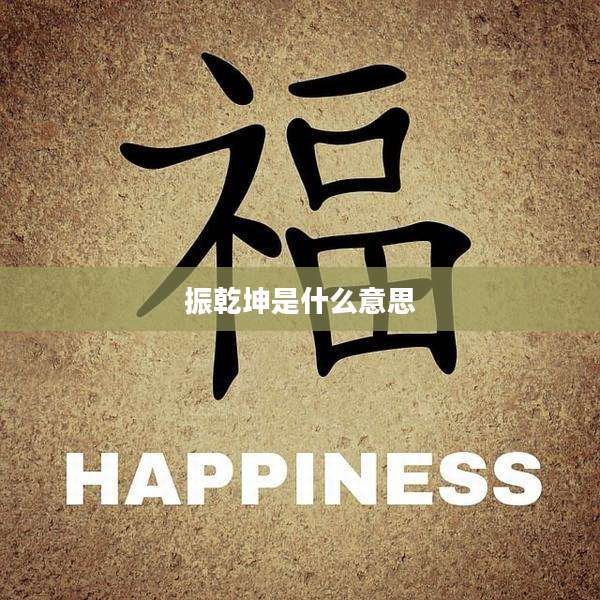 振乾坤是什么意思