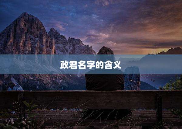 政君名字的含义