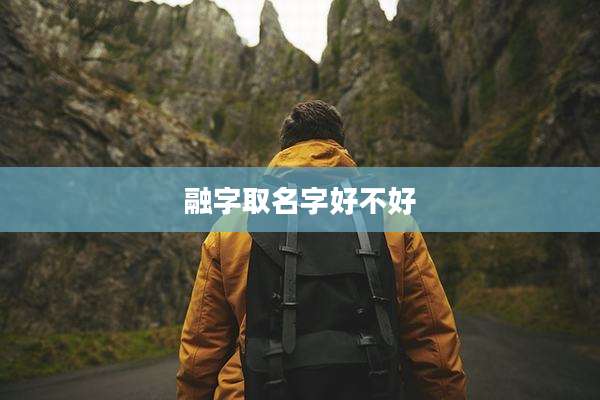 融字取名字好不好
