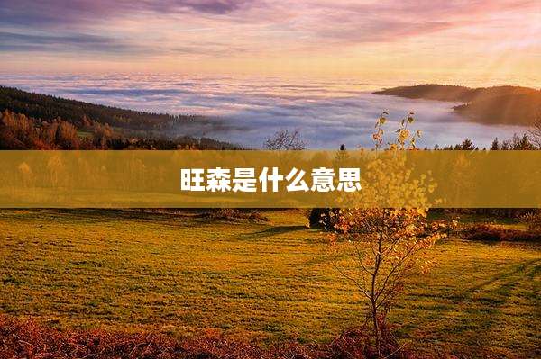 旺森是什么意思