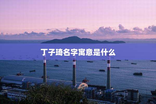 丁子琦名字寓意是什么