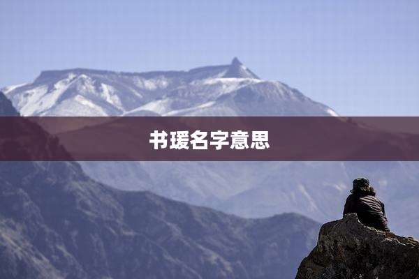 书瑗名字意思