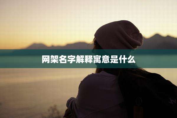网架名字解释寓意是什么
