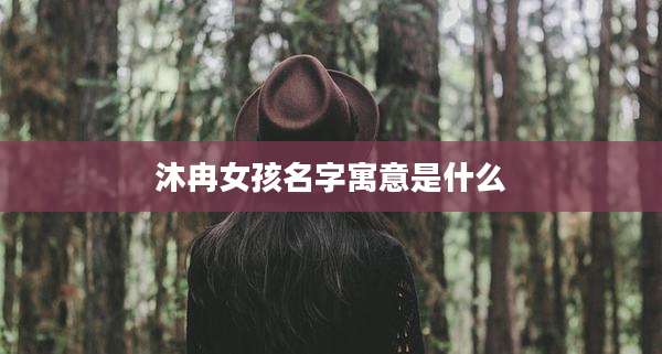 沐冉女孩名字寓意是什么