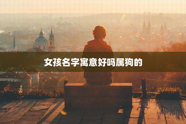 女孩名字寓意好吗属狗的
