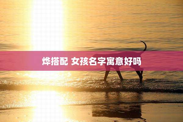 烨搭配 女孩名字寓意好吗