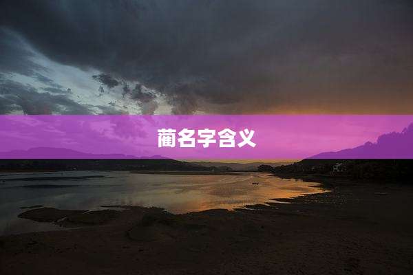 蔺名字含义