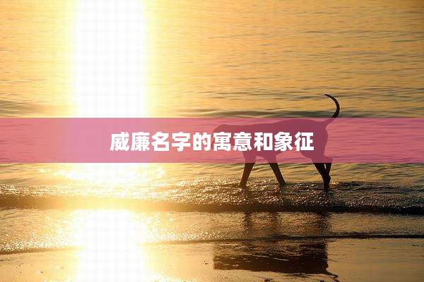 威廉名字的寓意和象征