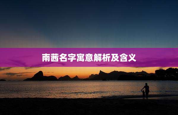 南茜名字寓意解析及含义
