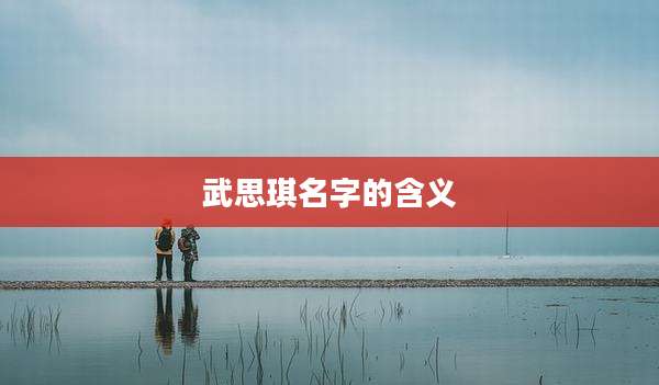 武思琪名字的含义