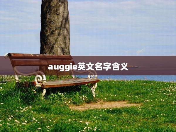 auggie英文名字含义