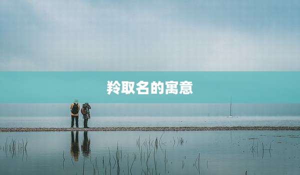 羚取名的寓意