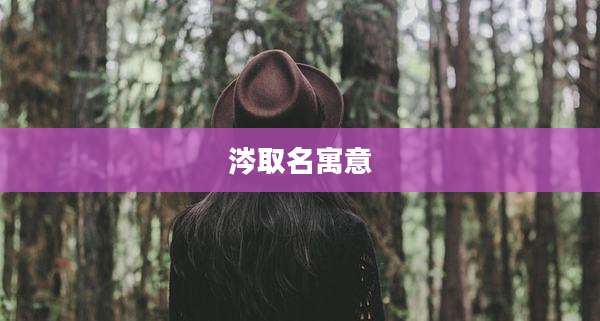 涔取名寓意