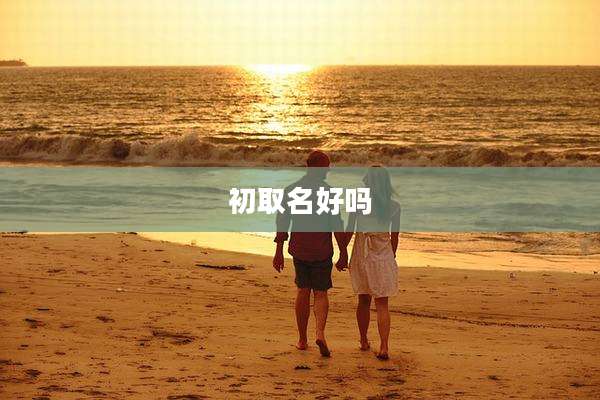 初取名好吗