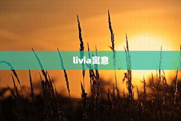livia寓意