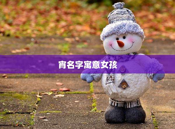 宵名字寓意女孩