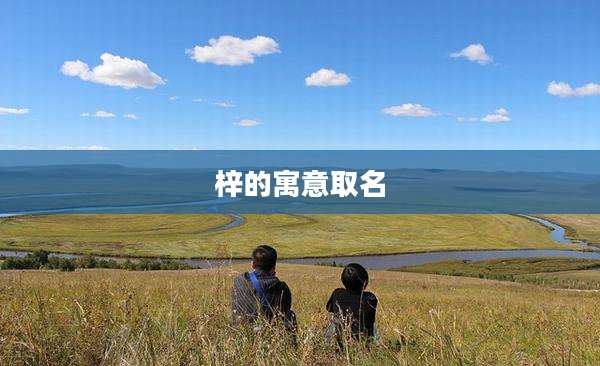 梓的寓意取名