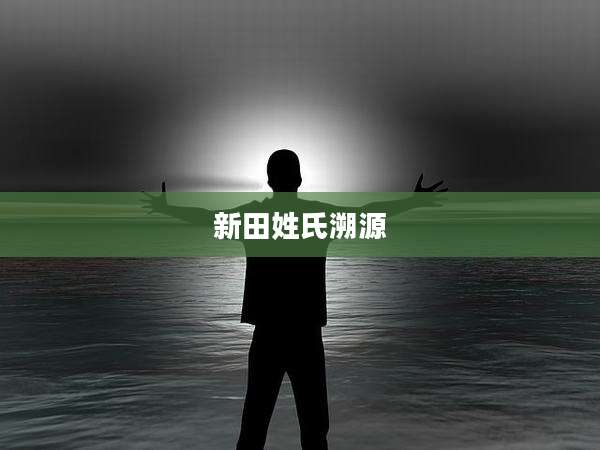 新田姓氏溯源
