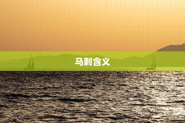 马刺含义