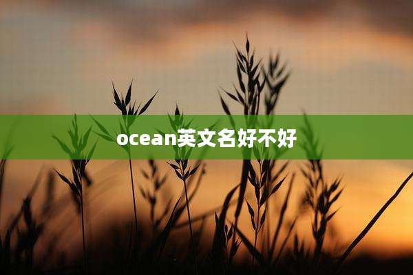 ocean英文名好不好
