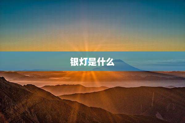 银灯是什么