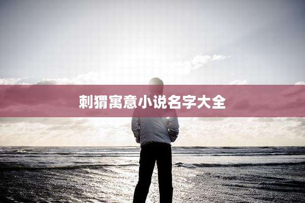 刺猬寓意小说名字大全