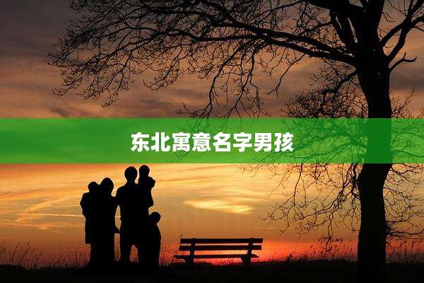 东北寓意名字男孩